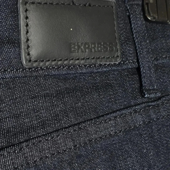 EXPRESS Women's 8 Jeans High Rise Skinny Dark Wash City Sleek Casual Stretch NWT - Picture 6 of 8